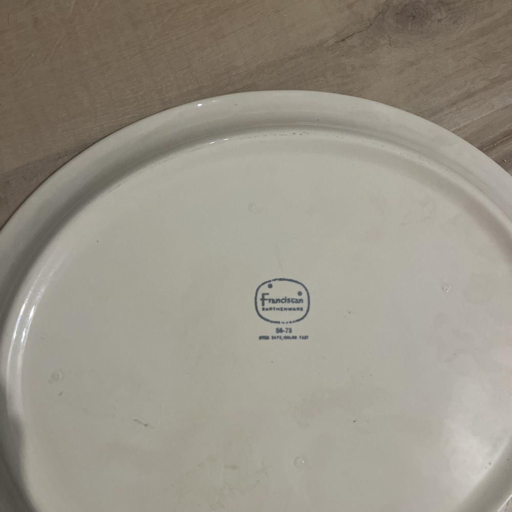 Franciscan Earthenware Maypole 14.25" Oval Serving Platter - Picture 9 of 10